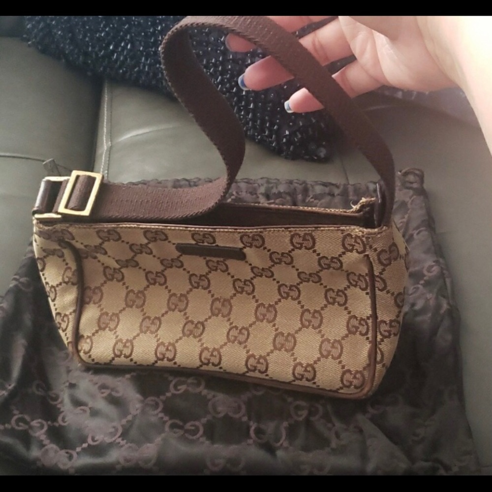 Small Canvas Gucci Handbag